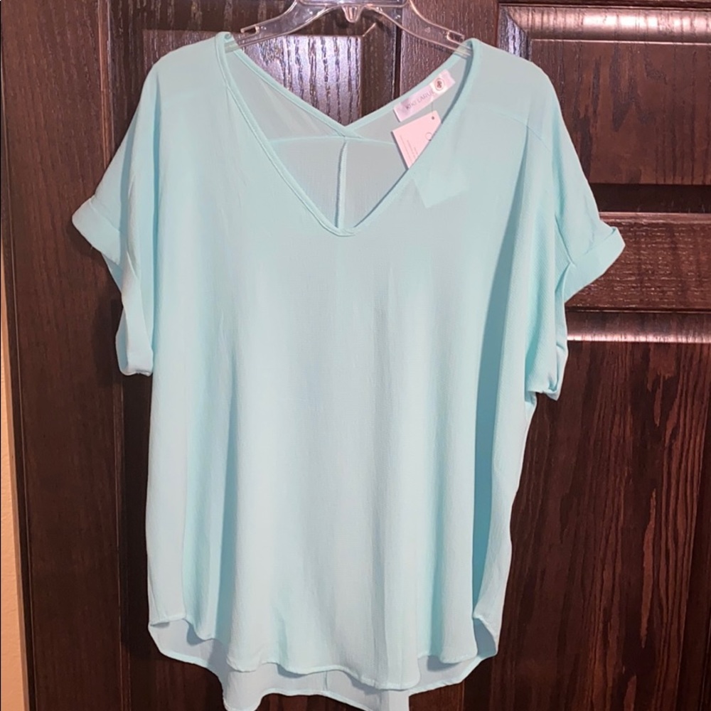 *NWT Kiki LaRue Stand By Me Tunic-Mint